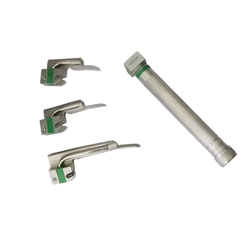 Fiber Optic Laryngoscope with Miller Blades Size 00,0,1