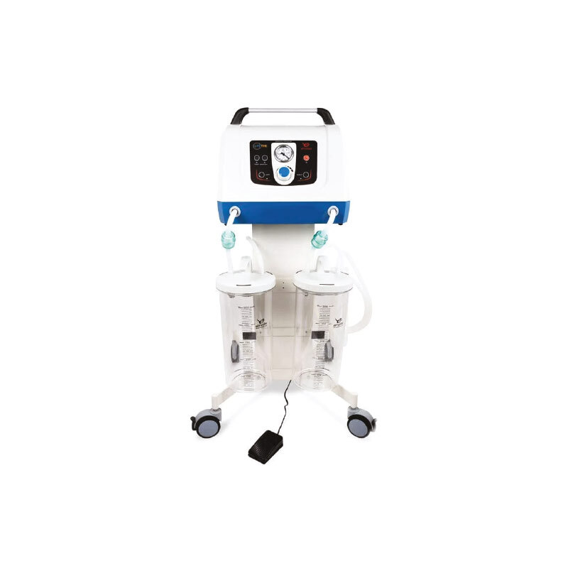 Surgical Suction 90L/min With 2 Jars 8 Liter Capacity